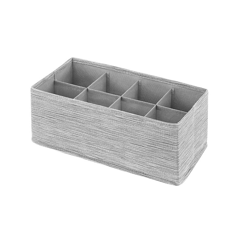 Whitmor 8-Compartment Drawer Organizer, Gray (5455-10947) image 1