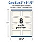 Avery Arched Rectangle Business Cards, Matte Ivory, 200/Pack (19479399028)~#|#~095B25DD-4DCE-419B-82DEFECC521609E9_sc7