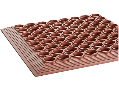 Crown Mats Safewalk-Light Anti-Fatigue Drainage Mat, 36″ x 60″, Terra-Cotta (WS CT35TC) Sansujyuku sansujyuku.com