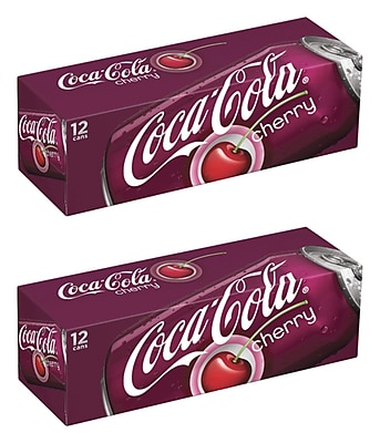 Coca-Cola Cherry Soda, 12 oz., 24/Carton (49000031034)