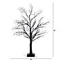 Nearly Natural 2' Pre-Lit Halloween Deluxe Black Twig Artificial Fall Tree with 44 Orange and Purple LED Lights (T4762)~#|#~F4878D48-8D67-48B2-AE6B47AD06C3A877_sc7