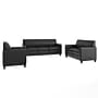 Flash Furniture Agent LeatherSoft Seating Set, Black, 3-Pieces (BT827USETBLK)~#|#~096E2C89-F6C5-457D-BA62BCF9E594A637_sc7