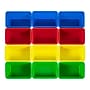 Humble Crew Small Storage Bins, Assorted Colors, 12/Pack (SM579)~#|#~09727694-1348-4A13-B168FF0FB4440B61_sc7