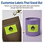 Avery Printable Rectangle Multipurpose Labels, 2" x 3.75", Bright Green, 160/Pack (94240)~#|#~0972BB98-321C-49BF-9F111EEDFDBB1485_sc7