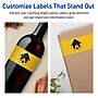 Avery Laser/Inkjet Rectangle Multipurpose Labels, 1" x 7", Bright Yellow, 80/Pack (94225)~#|#~097D0DD5-BE95-4595-8EBD208ADAAEDFF5_sc7