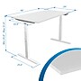 Mount-It! 48"W Electric Adjustable Standing Desk with Dual Motors, White (MI-18066)~#|#~098015A5-080E-4FA8-B2204CB779B1D7D6_sc7