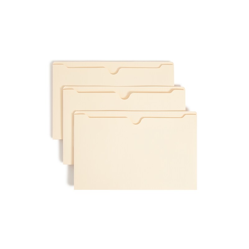 Smead Recycled Reinforced File Jacket, 2" Expansion, Legal Size, Manila, 50/Box (76560) image 1