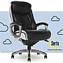 Serta Lautner Ergonomic Bonded Leather Swivel Executive Chair, Black/Cream (44942)~#|#~0989AC2C-947A-408D-977AB026A3C98478_sc7