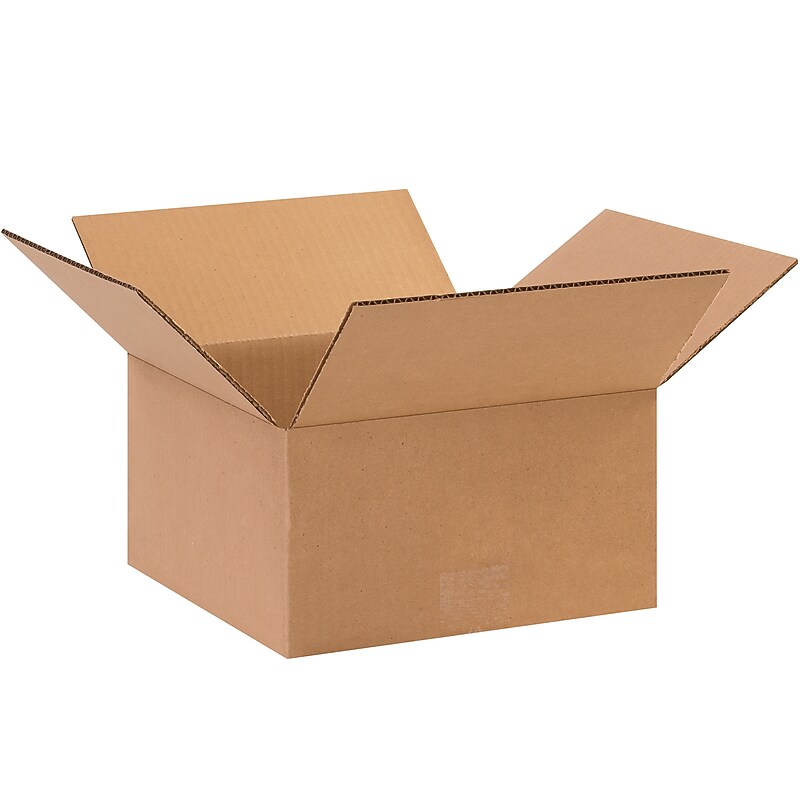 11" x 11" x 5" Shipping Boxes, 32 ECT, Brown, 25/Bundle (11115) image 1