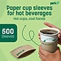 Perk™ Eco Paper Hot Cup Sleeve, Brown, 500/Pack (PK56227)~#|#~099658D2-9897-4D93-82EBDE2FEEDAD553_sc7