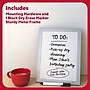TRU RED Melamine Dry-Erase Whiteboard, Aluminum Frame, 8.5" x 11" (TR62580)~#|#~09A1D983-EEEA-4CA8-89F3ACE62B352509_sc7