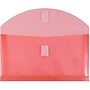 JAM Paper Premium Plastic Filing Envelope with Hook & Loop Closure, Red, 3/Pack (921V1REX3)~#|#~09A6C4AB-7460-4BC3-B8507396F700B818_sc7