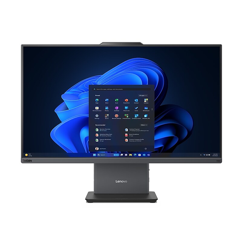 Lenovo ThinkCentre Neo 50a Gen 5 All in One Computer, Intel Core i7-13620H, 16GB RAM, 256GB SSD, Windows 11 Pro (12SA001RUX) image 1