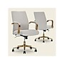 Thomasville Furniture Jolie Ergonomic Fabric Swivel Desk Chair, Light Gray (60068-LGRY)~#|#~09A8678A-B5CD-4986-AC3FB6FDBAE72AFC_sc7