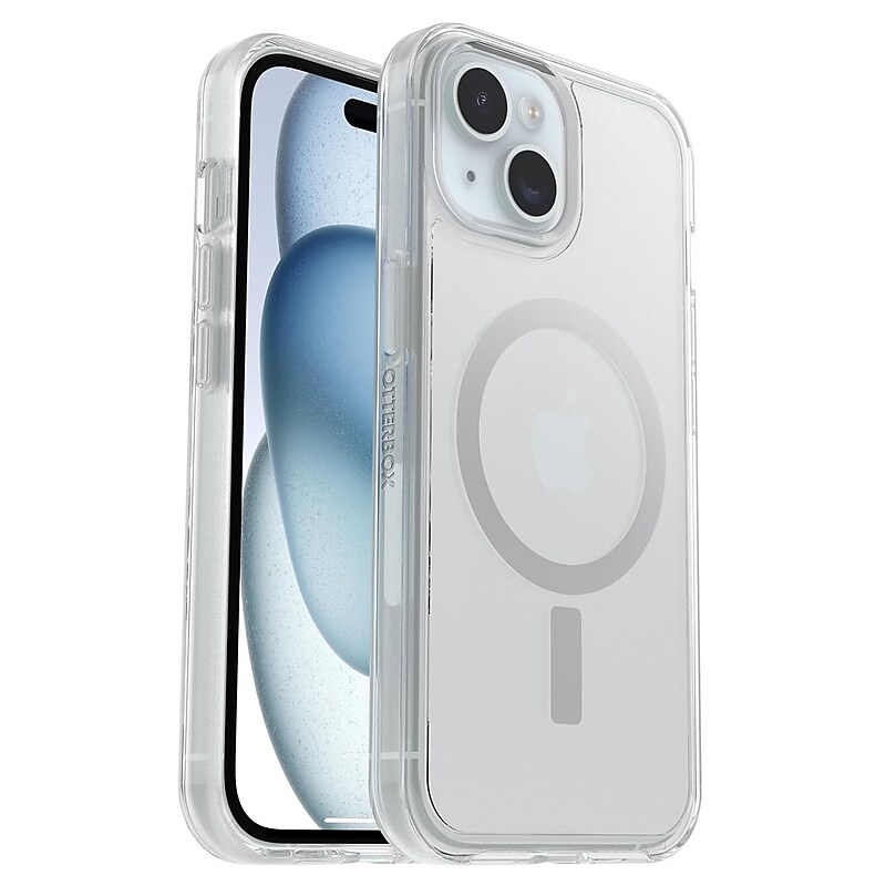 OtterBox Symmetry MagSafe Rugged Case for iPhone 15/14/13, Shock Absorbing (77-93101) image 1