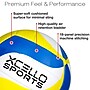 Xcello Sports Volleyballs with Pump, Green/Navy/Yellow and Blue/Yellow/White, 6/Pack (XS-VB-6-ASST-3)~#|#~09B91FD9-072A-438D-BD8B3670E1F2F45A_sc7