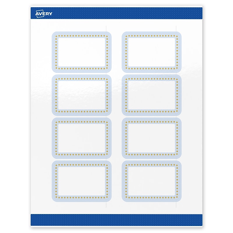 Avery Laser/Inkjet Rectangle Multipurpose Labels, 2" x 3", White, 80/Pack (S00-DMB) image 1