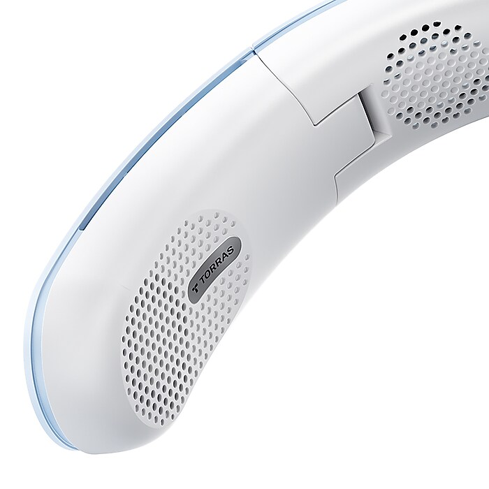 TORRAS COOLiTE Portable Foldable Neck Fan with 4,000-mAh Battery
