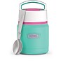 Thermos Teal Glow Pop Collection Stainless Steel Insulated Food Jar, 2-Compartment, 12 oz. (EAIS3106TL4)~#|#~09D624E3-CA5D-473B-A914A33F10C9C46E_sc7