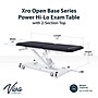 Viva Comfort XRO 2-Section Electric Height and Back Adjustable Exam Table, 600 lb Capacity, Black (ADI903-20-BLK-MK)~#|#~09D6A7BD-1EB9-435A-8AEEE9C39DF12DE0_sc7