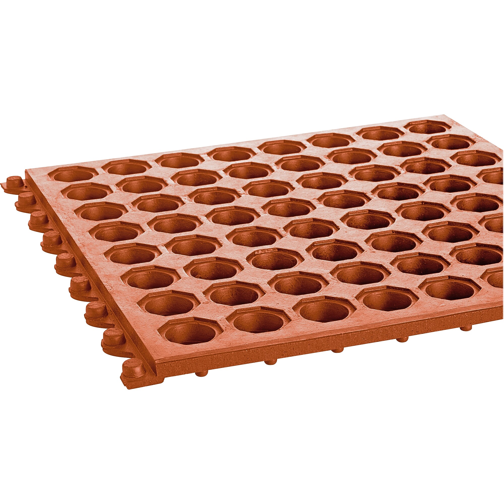 Crown Mats Safety-Step Perforated Safety Mat, 36″ x 36″, Terra-Cotta (KM RG33TC) Sansujyuku sansujyuku.com
