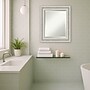 Amanti Art Parlor Silver Frame Wall Mirror, 25.5" x 21.5" (A42674593015)~#|#~09D93391-7554-4232-99EB872887283909_sc7