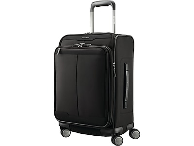 Samsonite Upscape Bővíthető Kabin Bőrönd 55cm Black - Méretek