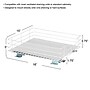 Household Essentials Powder-Coated Steel Pantry Pull-Out Organizer, White (HH1516-1)~#|#~09D97E7F-CEE0-41A3-91750D27CE666D2D_sc7