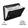 Staples Accordion File, 7-Pocket, Letter Size, Black (TR51818)~#|#~09D9D278-F51F-4F77-AD2B6F89D9C2E4BD_sc7