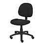 Boss Armless Ergonomic Fabric Swivel Task Chair, Black (B315-BK)~#|#~09DCEAB4-C9CF-414A-AA61776B939F3C23_sc7