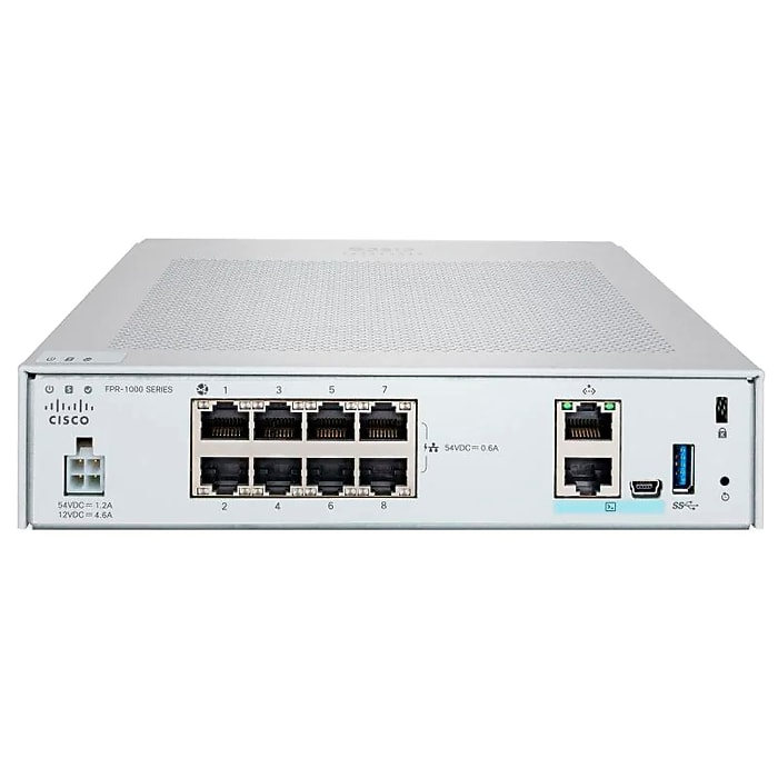Cisco FPR-1010（1000シリーズ） ファイアウォール Cisco Firepower 1010 Next-Generation Firewall, Desktop/Rack