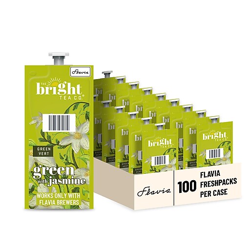 The Bright Tea Co. Green Tea, Flavia Freshpacks, 100/Carton