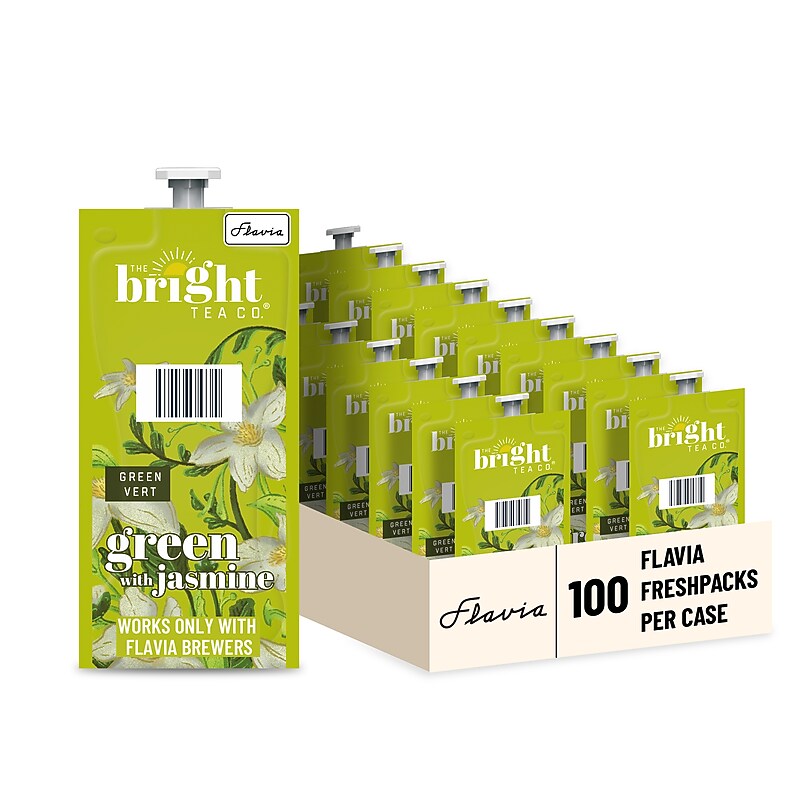 The Bright Tea Co. Green Tea, Flavia Freshpacks, 100/Carton (MDRB503) image 1
