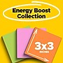 Post-it Super Sticky Notes, 3" x 3", Energy Boost Collection, 45 Sheets/Pad, 4 Pads/Pack (3221-SSAU)~#|#~09E69317-2C3F-4D6C-AE135FB08DA882A6_sc7