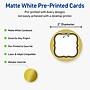 Avery Round Integrated Cards, Matte White, 100/Pack (19479370957)~#|#~09E7225D-7EC2-48E3-8B3CD3A794B554A1_sc7
