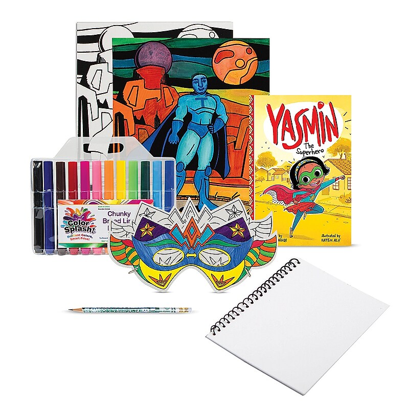 S&S Yasmin the Superhero Creative Reads Book & Activity Kit (LR4564) image 1