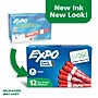 Expo Tank Dry Erase Markers, Chisel Tip, Red, 12/Pack (80002)~#|#~09F61ECD-7278-4B11-B72967EDA0B50E99_sc7