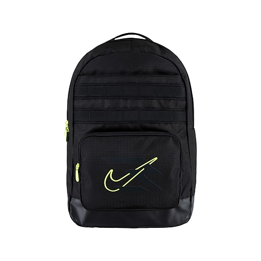 Black and green nike backpack online