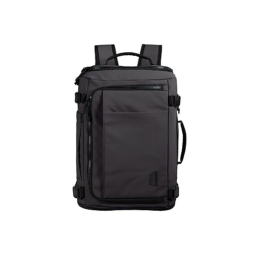 bagsmart slim business laptop backpack Unisex Backpack, 15.6-inch Anti-Theft, Water Resistant, with USB Charger Hole, Beige : Electronics or hitting the gym BAGSMART 17.3 Expandable Laptop Backpack