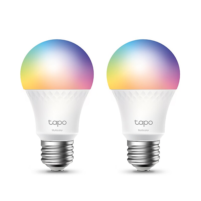 TP-Link Tapo Smart Wi-Fi Light Bulb, Multicolor, 2/Pack (TL135E) image 1
