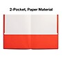 Staples Smooth 2-Pocket Paper Folder, Orange, 25/Box (27535-CC)~#|#~0A0CE6A0-7521-4BF9-AAF2956C10B12E64_sc7