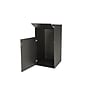 Alpine Industries Wood Trash Can, 40 Gallon, Black (476-BLK)~#|#~0A0F4A15-A0B4-4C15-AF4627D0AA8ADCE4_sc7