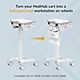Mount-It! Elora MAXX Battery Power Kit with Mounting Bracket For MedHub Powered Medical Carts, White/Gray (MI-16063)~#|#~0A0F8FD6-C5E9-4433-98956A19E62E8524_sc7