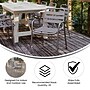 Flash Furniture Lila Indoor-Outdoor Restaurant Stack Chair, Silver (TLH018C)~#|#~0A1166B0-D4F4-4CC9-8D5FB17ECA32C989_sc7