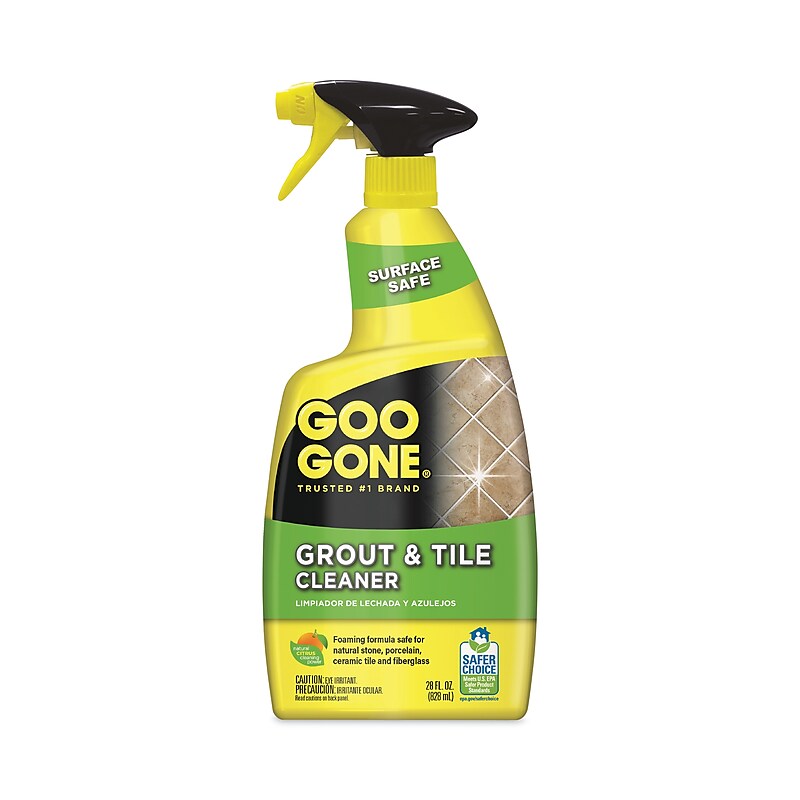 Goo Gone Grout and Tile Cleaner, Citrus Scent, 28 oz (WMN2054AEA) image 1