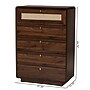 Baxton Studio Jenibelle 45"H Chest, 5-Drawers, Walnut Brown/Brown (242-13508-HiT)~#|#~0A12B0A4-A1B1-4D88-A89D242672117C53_sc7