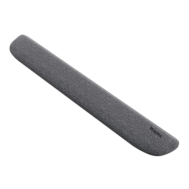 Staples TECH Gel Non-Skid Wrist Rest, Gray (53330) image 1