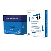 Hammermill Copy Plus Paper, 8.5" x 11", 20 lbs., White, 500 Sheets/Ream, 10 Reams/Carton (105007)