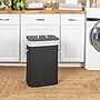 Household Essentials 19-Gallon 1-Section Hamper with Lid, Bamboo, Black (HE1222)~#|#~0A14BFA9-8A35-46A4-BAFE5159194D7470_sc7