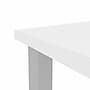 Bestar Universel 60"W Table Desk With Square Metal Legs, White (65865-17)~#|#~0A189F7B-820E-4B94-A543B72FB4B6CD6B_sc7
